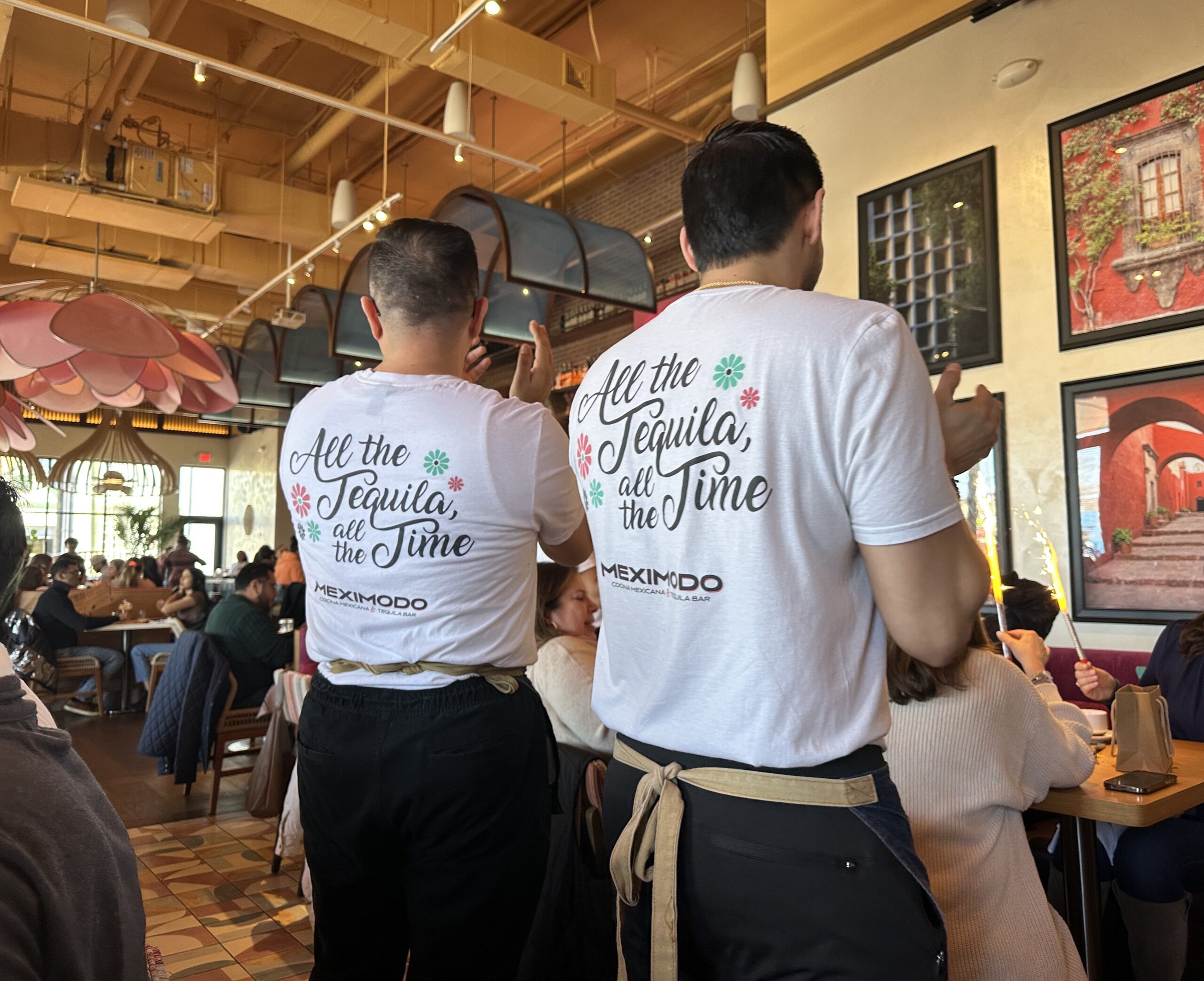 bartenders at Mexican restaurant